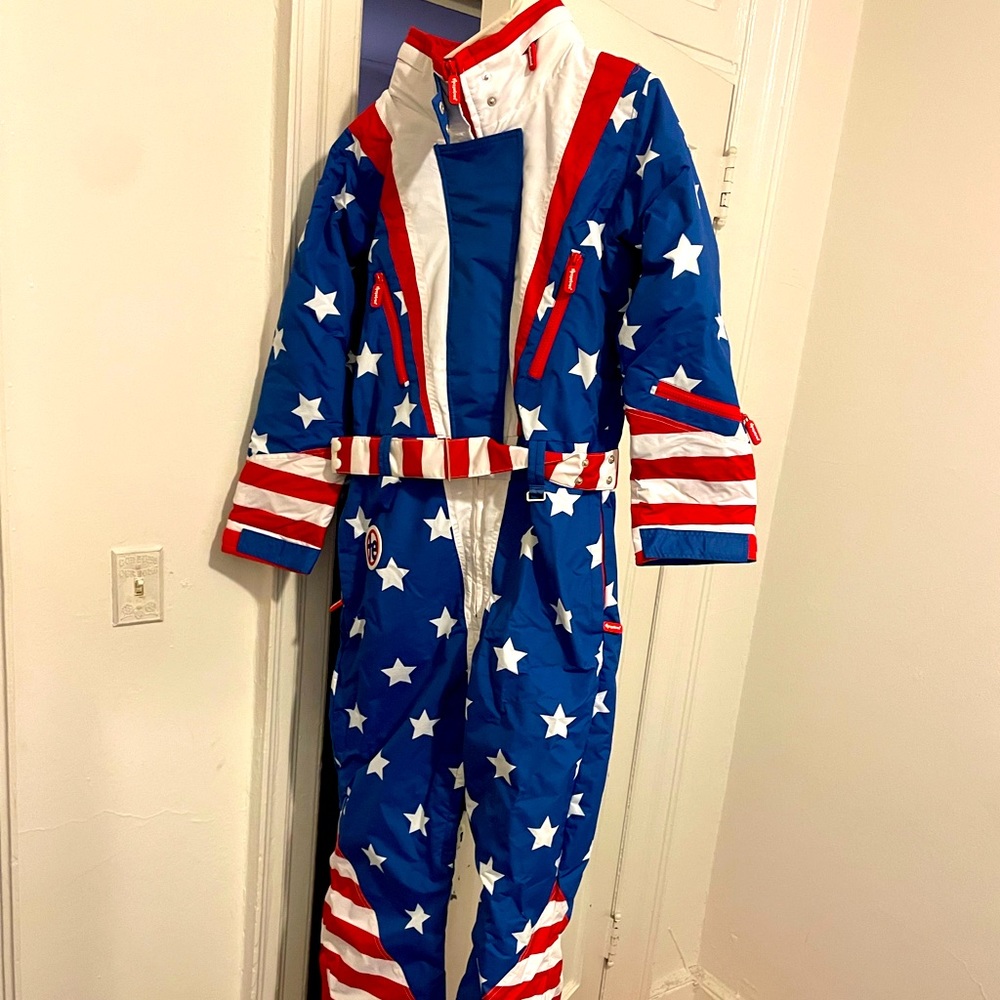 Womens USA Ski Snowboard Suit MEDIUM